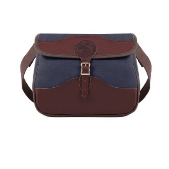 Duluth Pack Field Satchel Blue Canvas Brown Leather Trim Messenger Crossbody - Picture 11 of 11